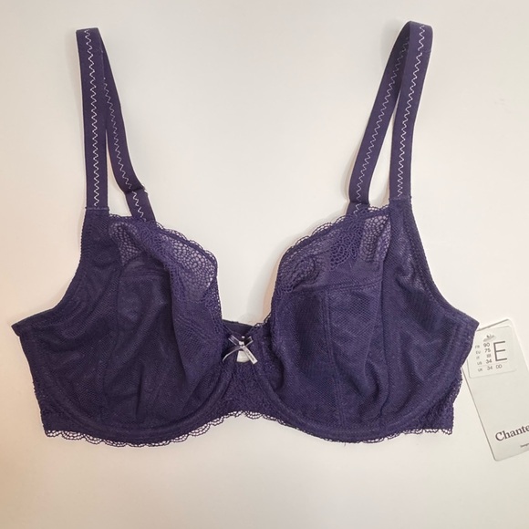 Chantelle Other - Chantelle Blue Lace Underwire Bra 34DD